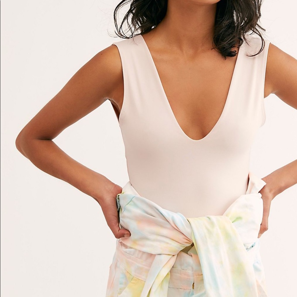 NWOT Free People Keep It Sleek Duo Bodysuit